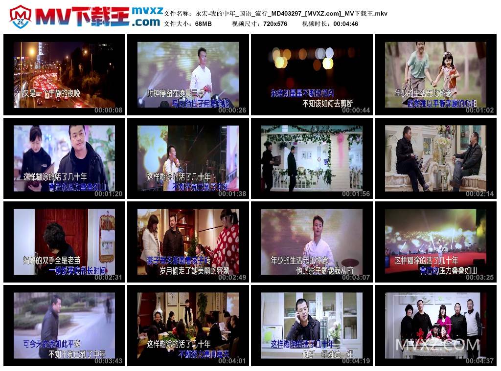 永宏-我的中年_国语_流行_MD403297